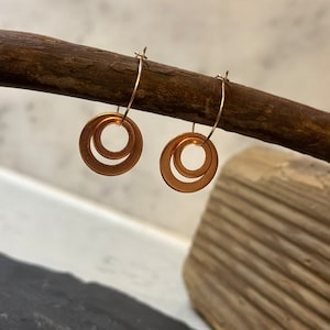 Boucles d&#39;oreilles en cuivre Gertrud petite