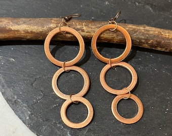 Pendientes de cobre Astrid