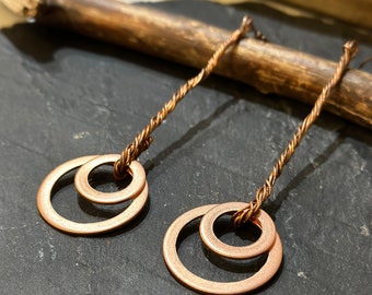 Pendientes de cobre Hilda