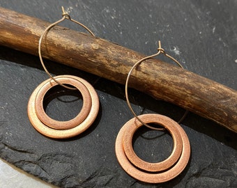 Pendientes de cobre Gertrud