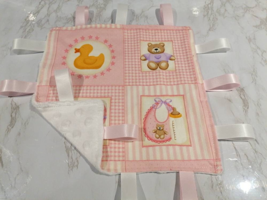 Baby Taggy Blanket. Baby Taggy. Comforter. Handmade Etsy