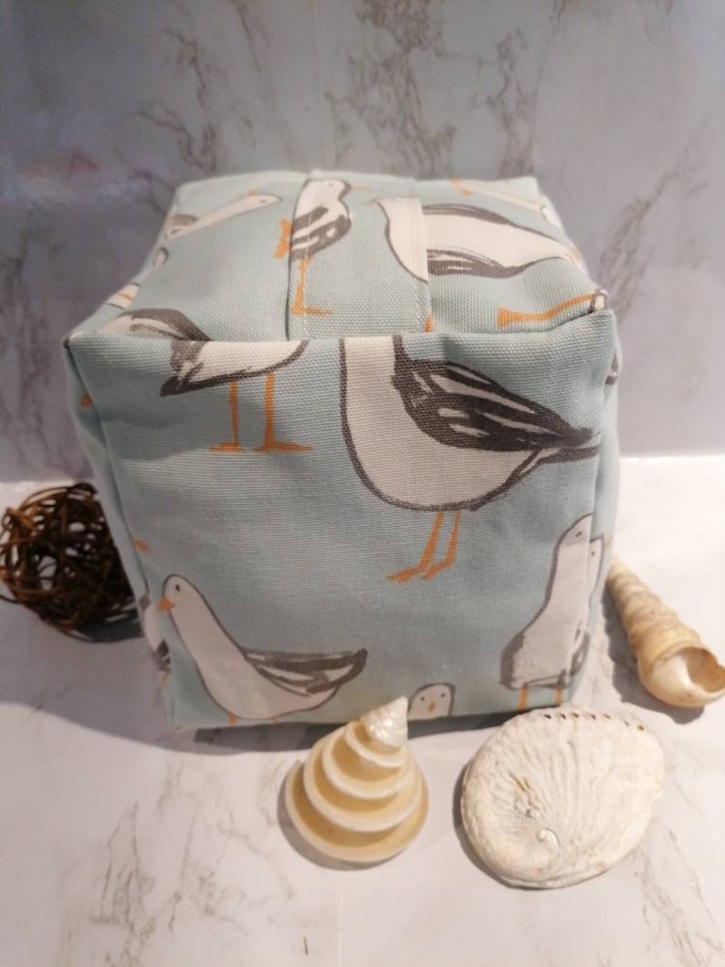 Handmade Door stop Fabric door stop Door prop Fabric cube