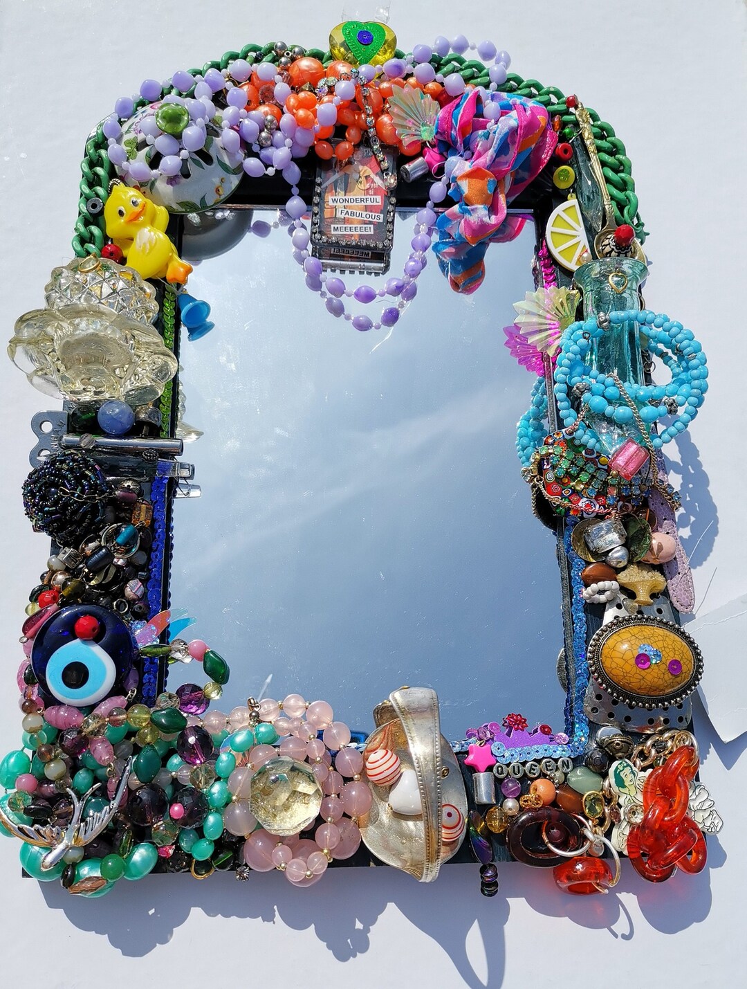 Affirmation Mirror/ Quirky Wall Mirror/ Moving in Present/ Etsy