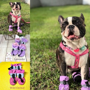 Dog Shoes, Pet Dogs Shoes Reflective, Boots Paw Protector, Anti-Slip Dog Accessories Shoes Pet Shoes Shoes Breathable Booties for Dog