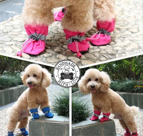 Dog Shoes Pet Dogs Shoes Reflective Boots Paw Protector - Etsy