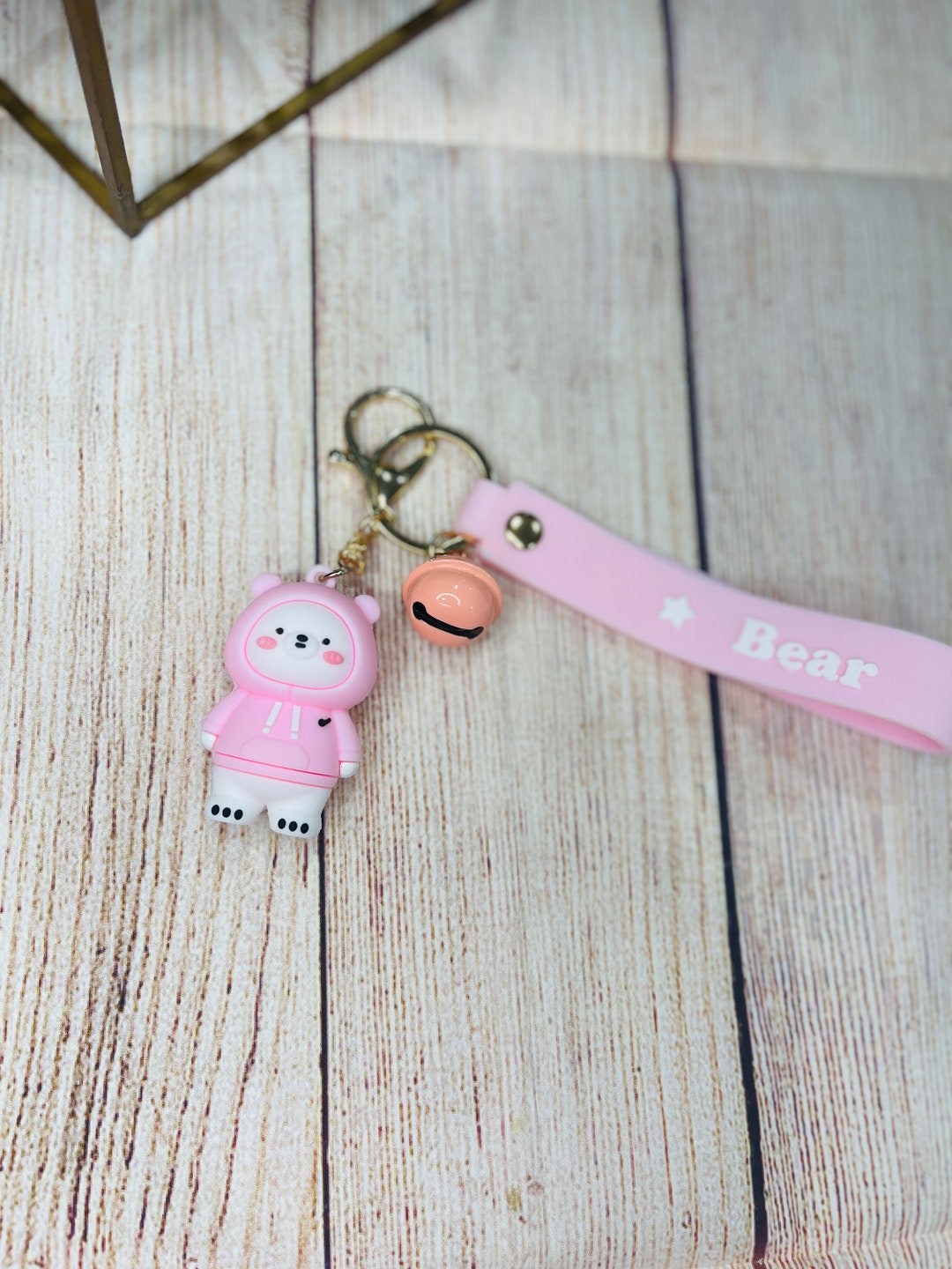 Keychain Cute Bear Hoodie Keyring Pendant Keyring Ornament Bag Purse ...