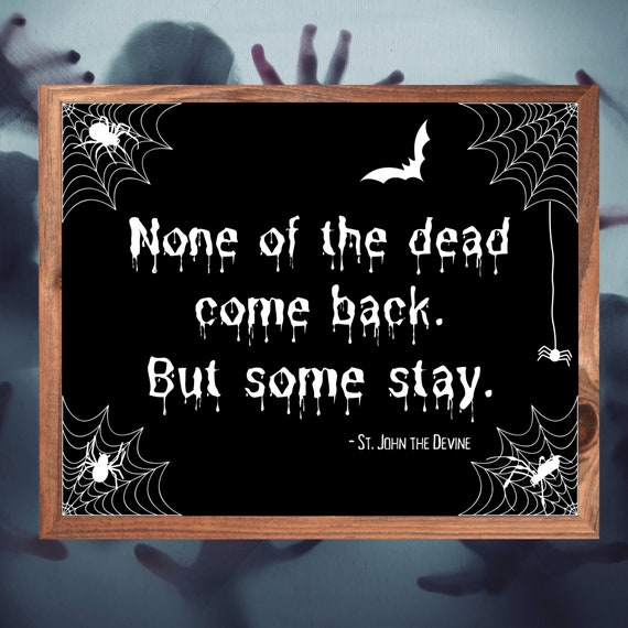 Scary Halloween Sign Printable Creepy Halloween Decorations - Etsy