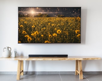 Sunflowers Field Animated Wallpaper: Samsung Frame TV Art (Digital Download)
