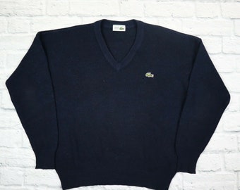 navy lacoste jumper