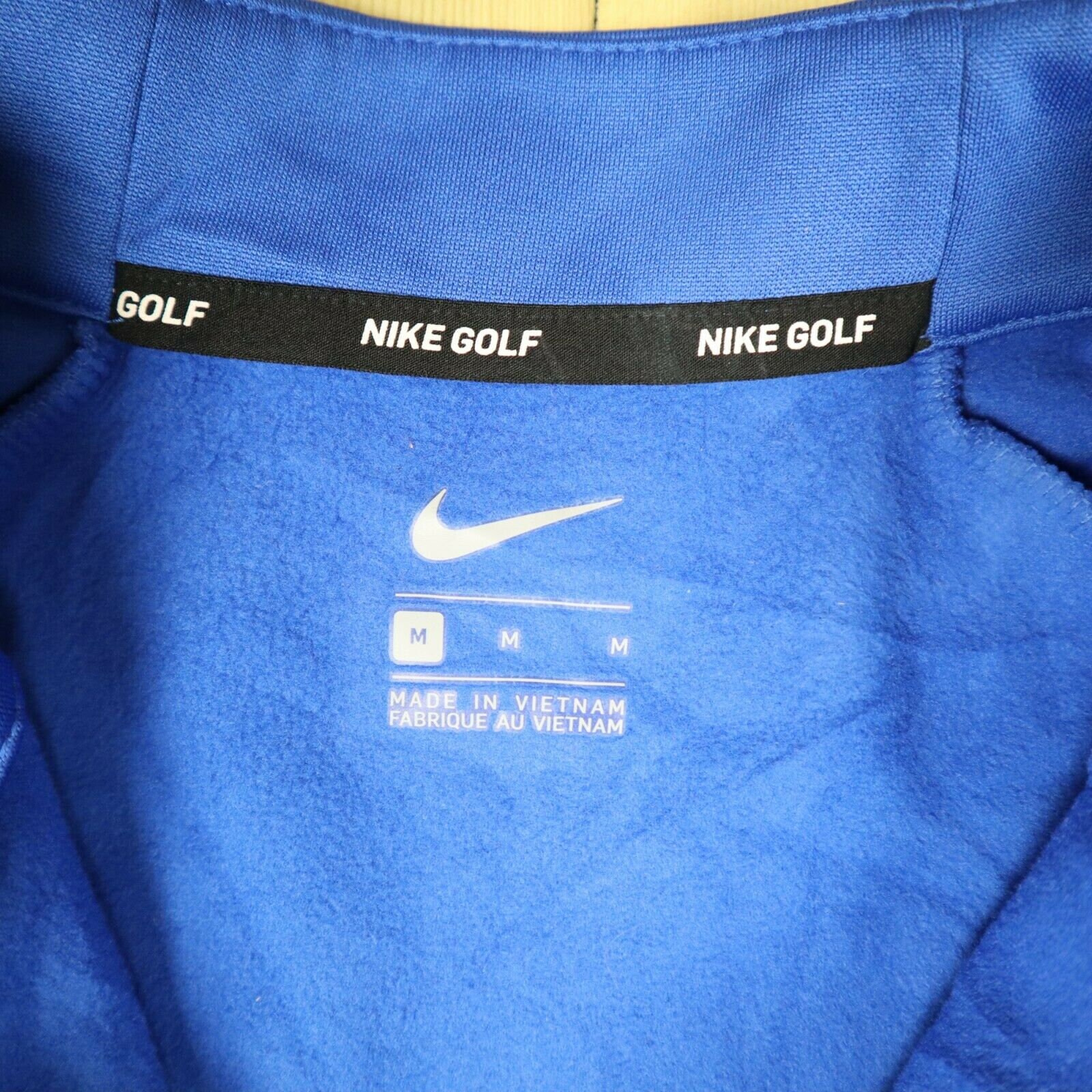 NIKE Golf Mens Jumper Lightweight Quarter Zip Blue Jumper Size | Etsy