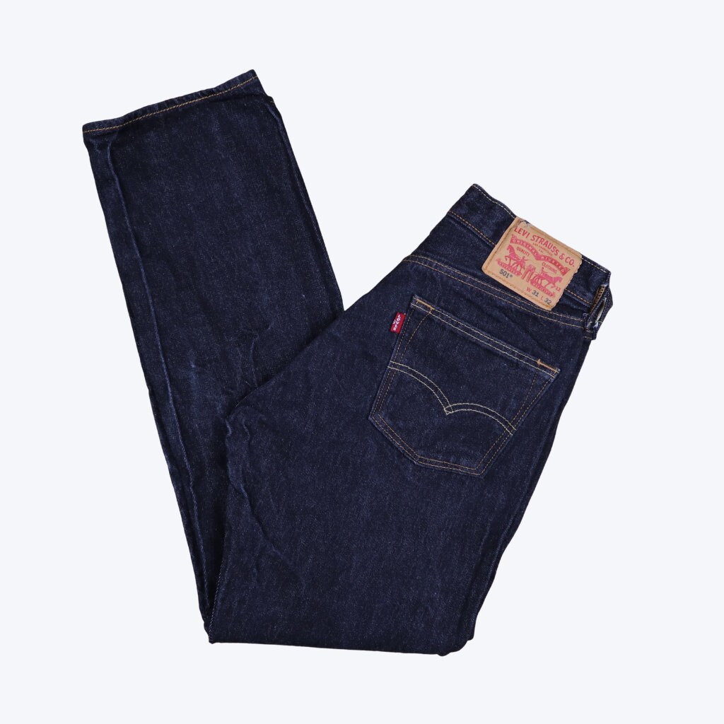 Mens Levis 501 Jeans Vintage Button Fly 
