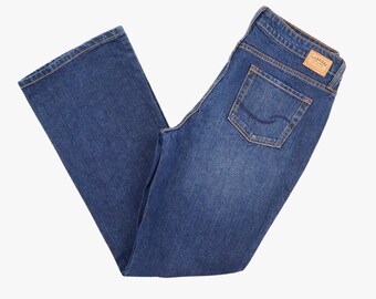 Levi's Womens Jeans Bootcut Pockets Denim Vintage Used Trousers Blue W35 L33 L