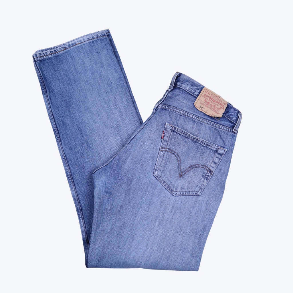 Mens Levis 501 Vintage Jeans Straight 