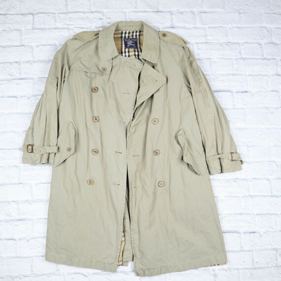 Burberry Trench Coat Beige Nova Check Mac Trench C