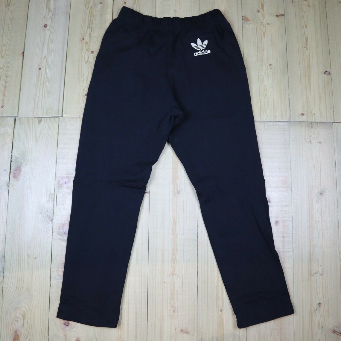 Adidas Womens Vintage Joggers Tamaño 14 Black Jogging Running Etsy