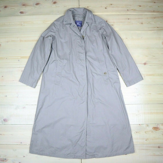 Burberry Womens Trench Coat Beige Vintage Mac Size