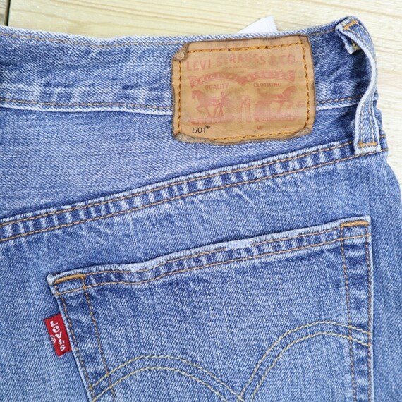 Pantaloncini donna Levis 501 Classic Red Tab Vintage Denim | Etsy Italia
