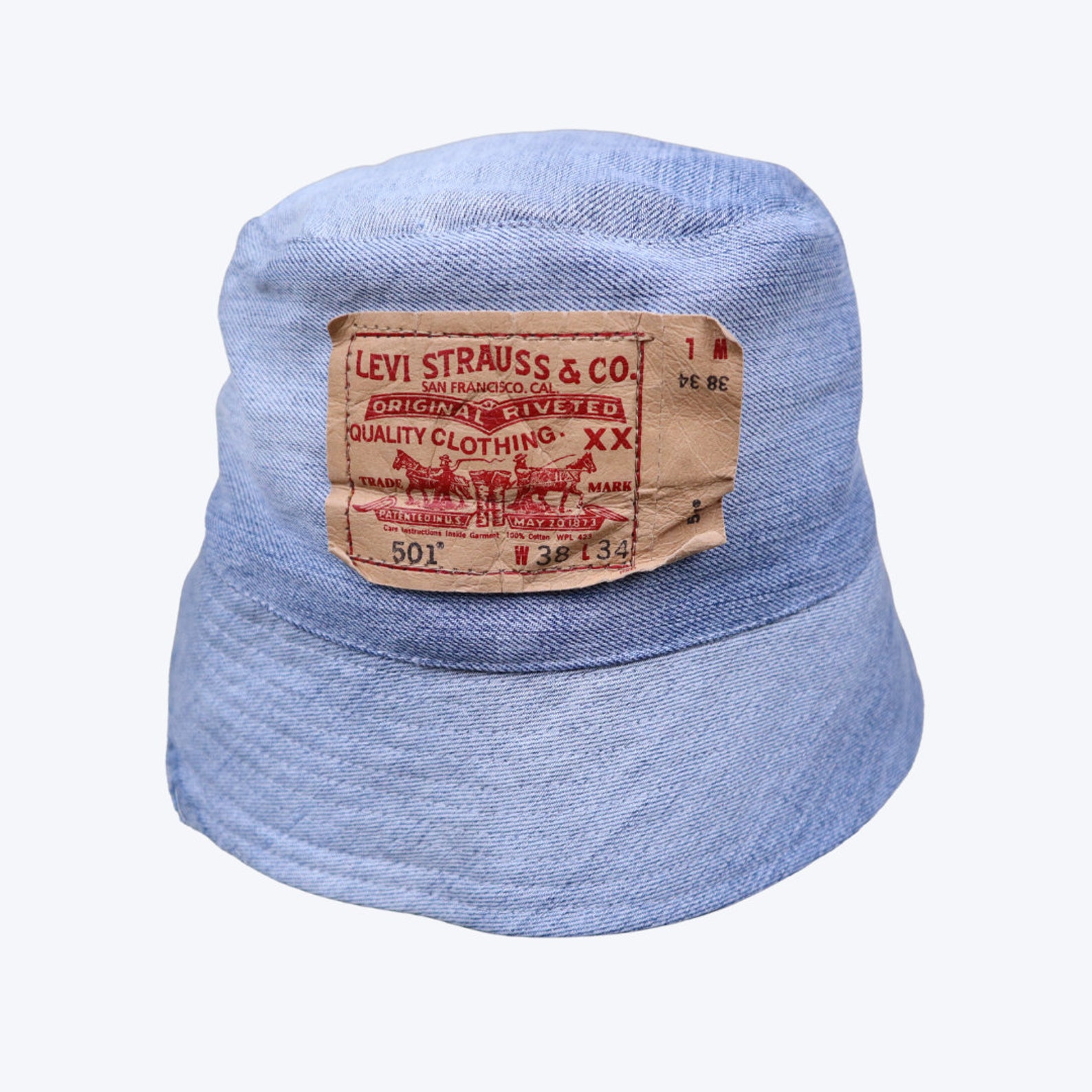 vintage levis denim hat