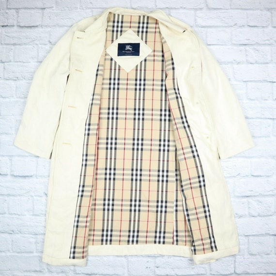 Burberry London Trench Coat Beige Nova Check Mac T