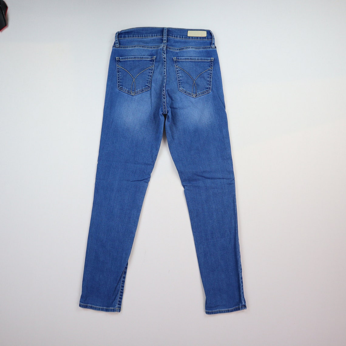 Calvin Klein Womens Slim Skinny Jeans Pockets Vintage Used | Etsy UK