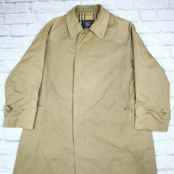 Burberry Trench Coat Beige Nova Check Mac Trench C