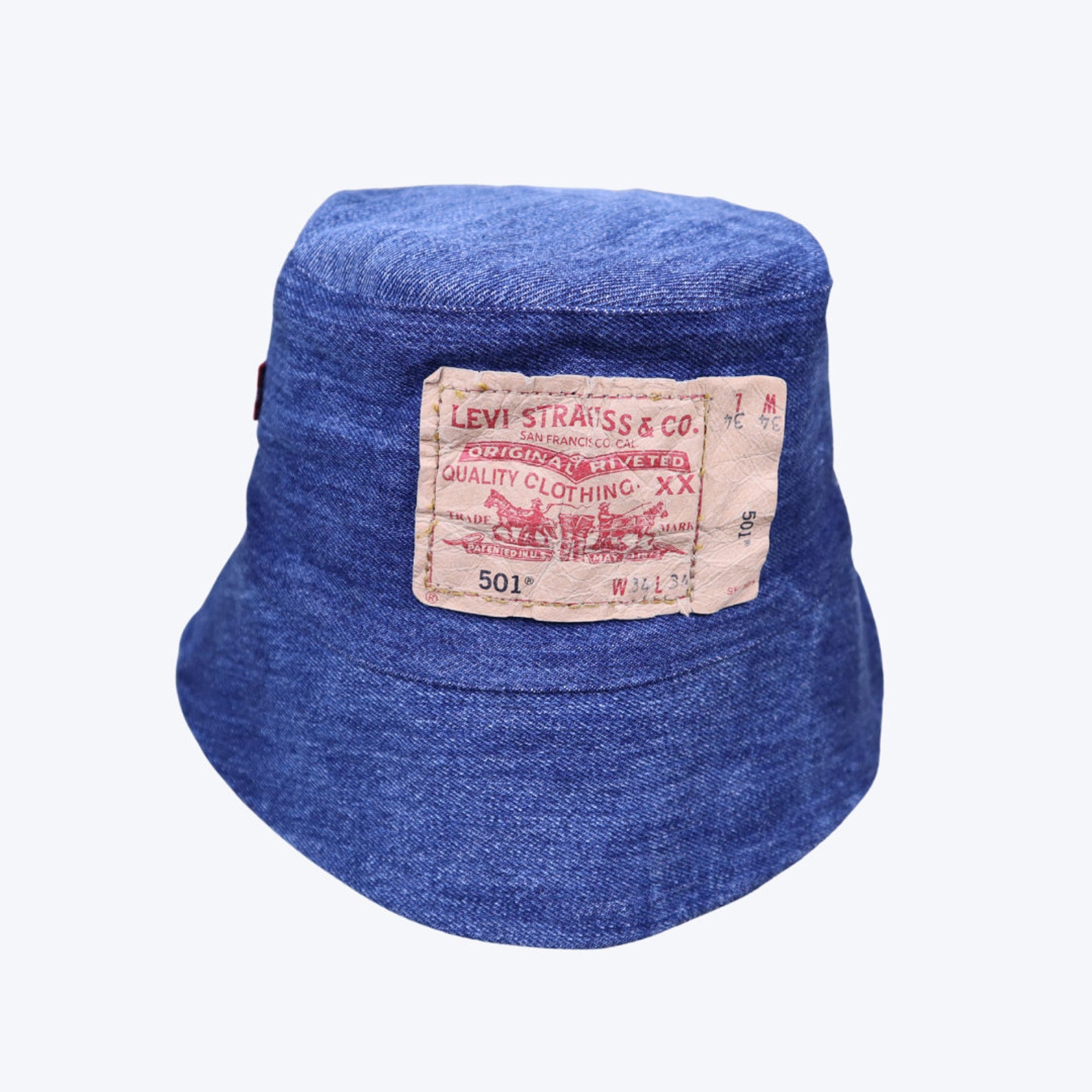 vintage levis denim hat