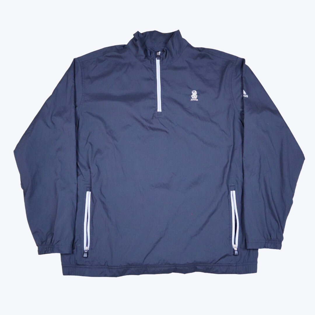 Adidas Mens Running Jumper Lightweight Quarter Zip Black Etsy