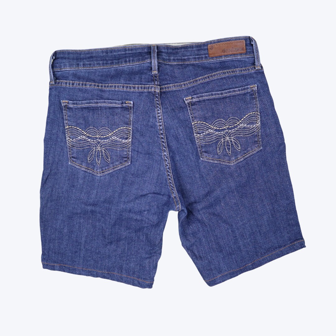 Womens Levis Denizen Shorts Classic Vintage Denim Shorts Blue Waist 30 Inches