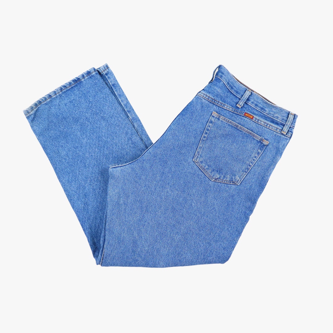 Rustler Mens Jeans Straight Fit Pockets 