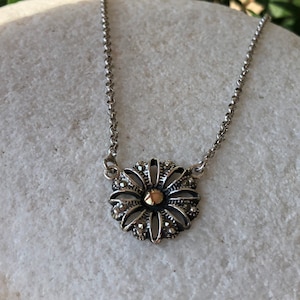 Vintage Necklace, 925 Silver Necklace, 9k Gold Necklace, Handmade Necklace, Antique Necklace, Unique Necklace, Vintage Jewelry