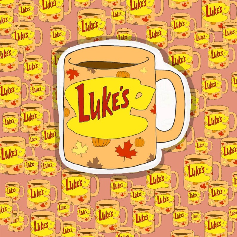 Download Luke S Diner Fall Sticker Art Collectibles Other Assemblage
