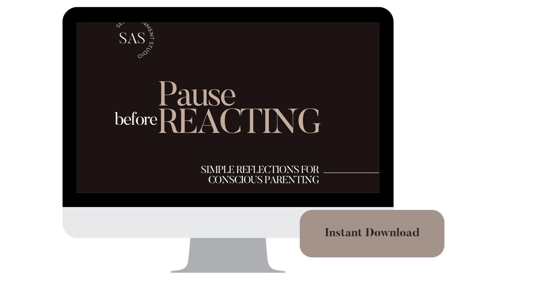 Pause Button Worksheet.pdf Pause Before Reacting Worksheet, Conscious Parenting, Emotional ...