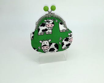 Porte-monnaie Kiss Lock, Beau Porte-monnaie Brodé, Sac à Monnaie