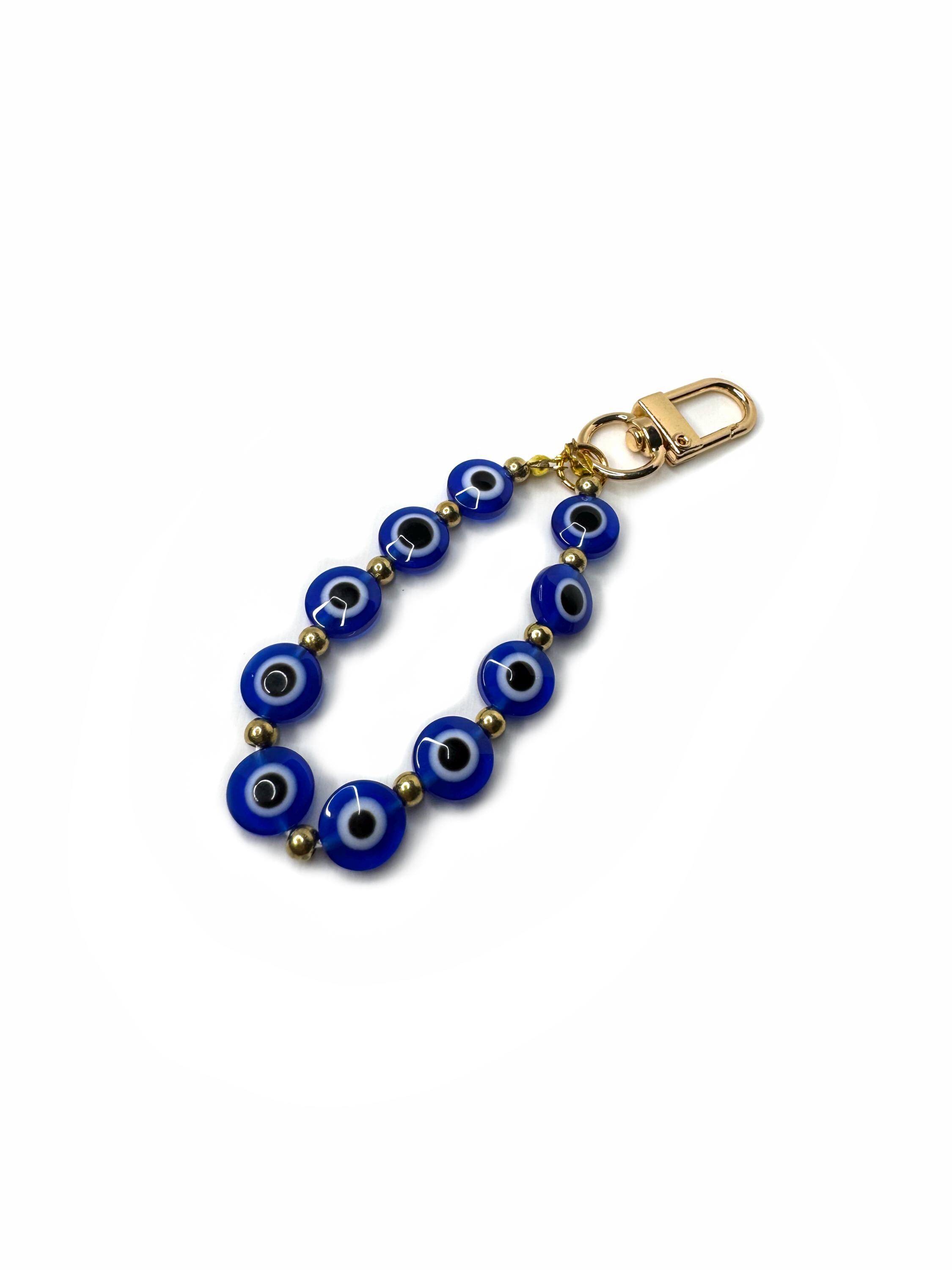 Evil Eye Schlüsselanhänger Armband | Böser Blick Schlüsselanhänger | Evil Eye Zubehör | Blau Auge | Schutz Zubehör | Böser Blickschutz | Geschenke
