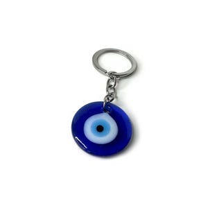 Evil Eye Keychain | Glass Evil Eye | Turkish Blue Nazar | Trendy Keychain | Protection Keychain | Evil Eye Accessories | Protection
