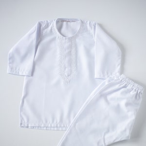 White kurta pajama with sweater best sale