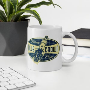 Vintage Auto Racing Mug, Vintage Racing Coffee Mug, Vintage Indy 500 Mug