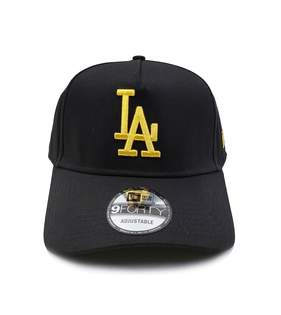 Black LA Hat Yellow New Era image 3