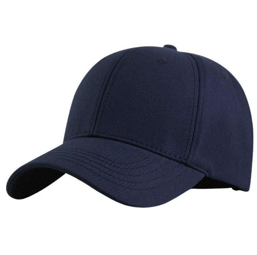 Big Head Navy Blue Baseball Cap Extra Large Hat XXL 6168cm Etsy