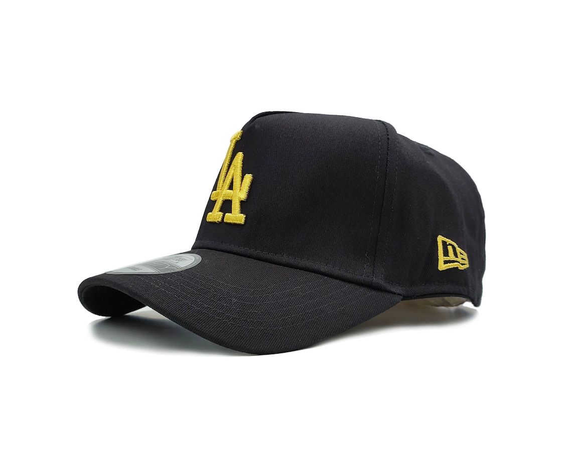 Black LA Hat Yellow New Era image 1