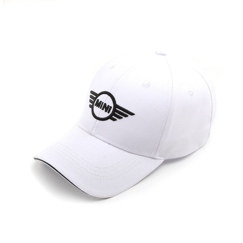 white mini cap