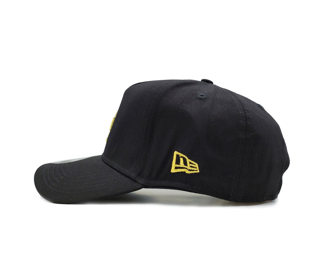 Black LA Hat Yellow New Era image 4