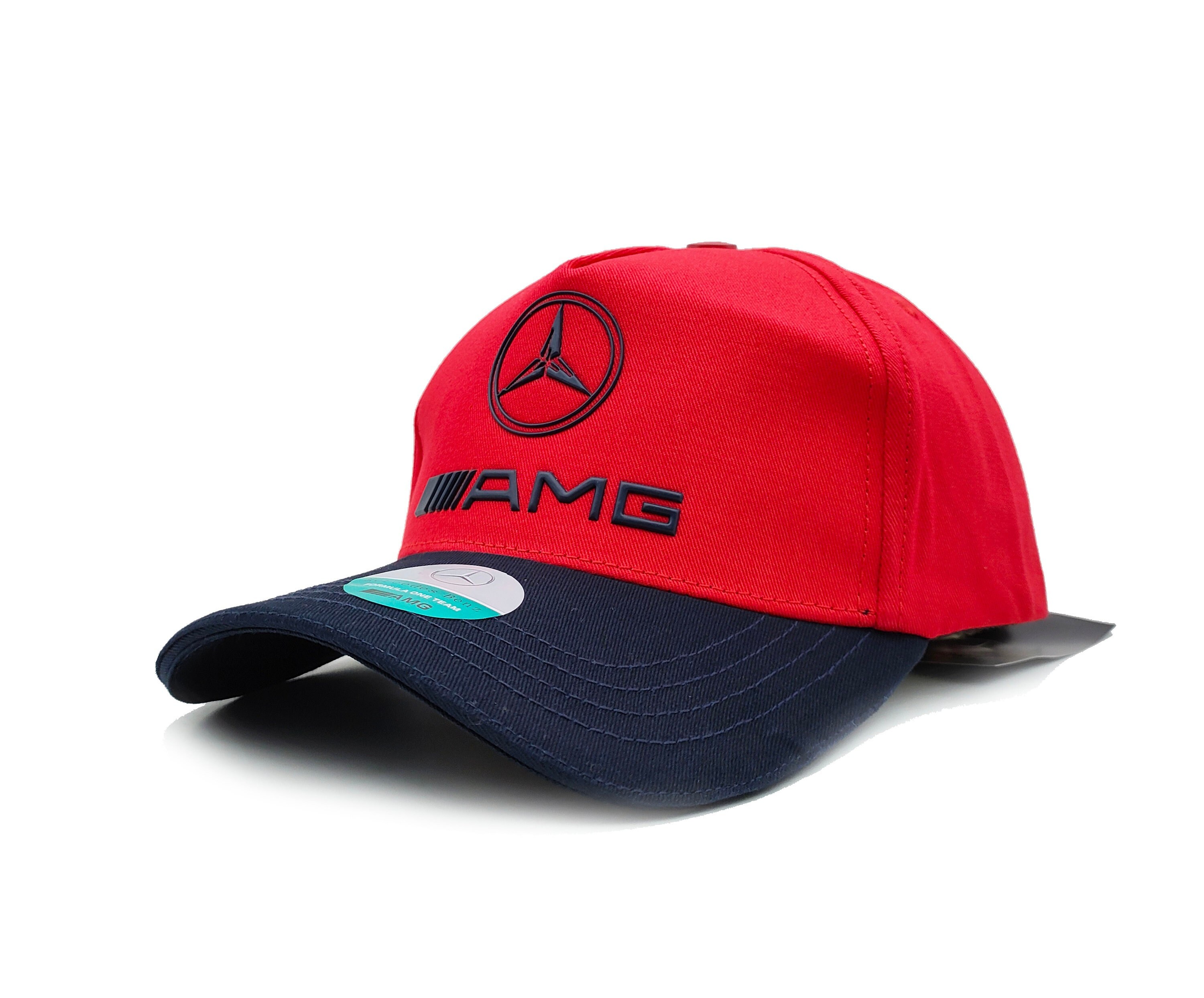 Unisex Girl Stylish Flat-Brimmed Hat Rugged Baseball Cap Mercedes-AMG-Logo 