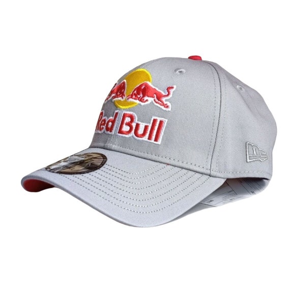 Grey Red Bull Cap Adjustable Snapback Hat | Etsy Hong Kong