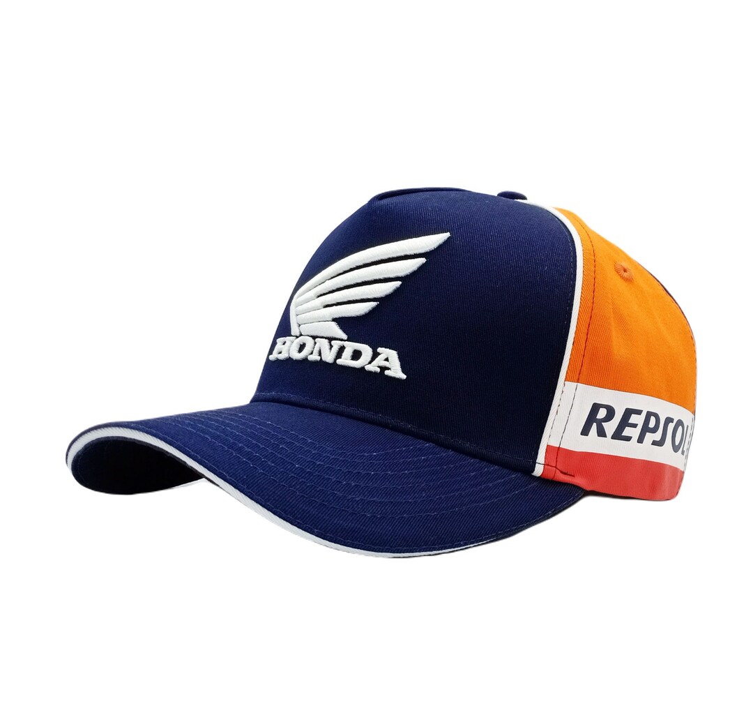 Repsol Honda Cap Blue Orange Racing Hat for Honda Etsy