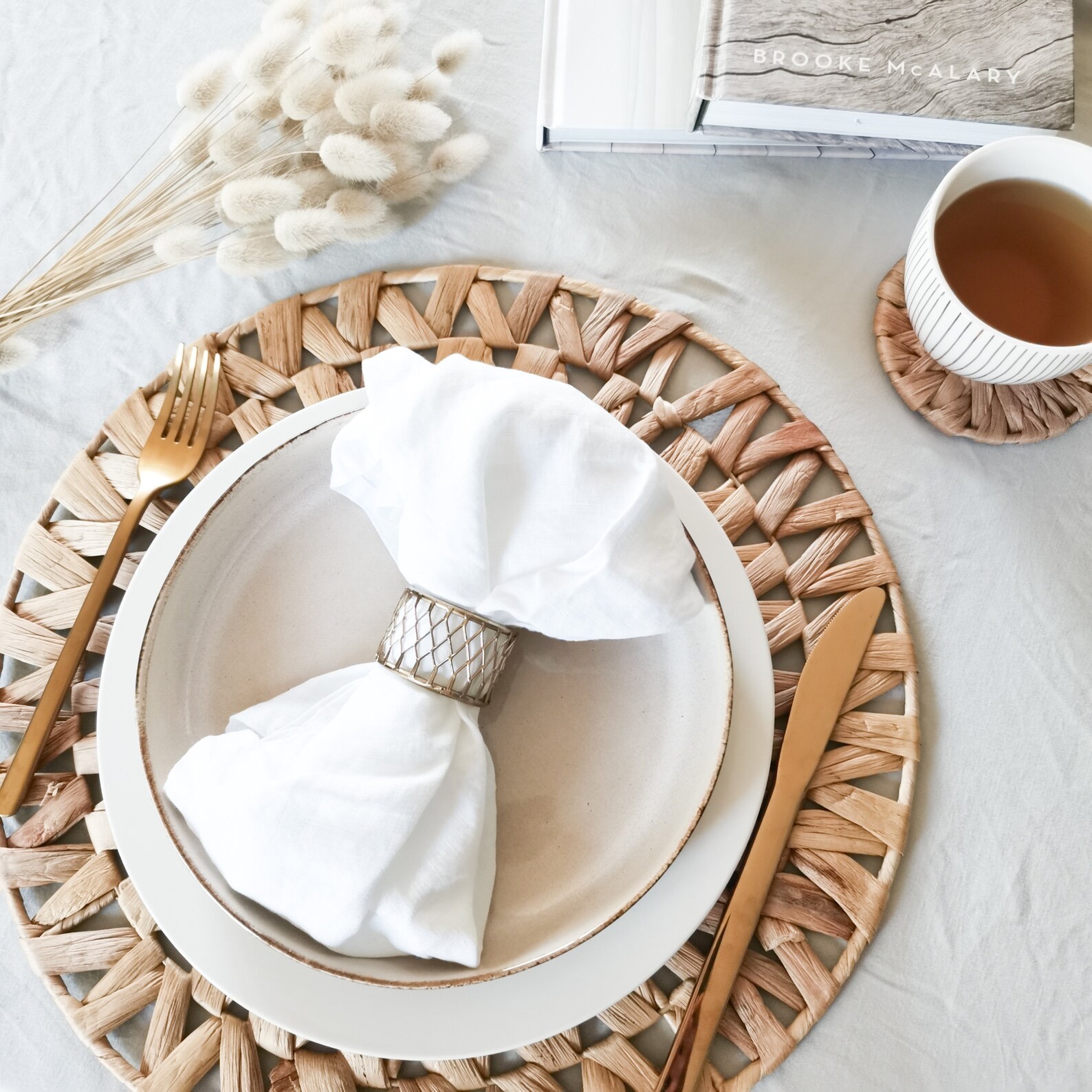 AlfieandGem Placemats Set Handwoven