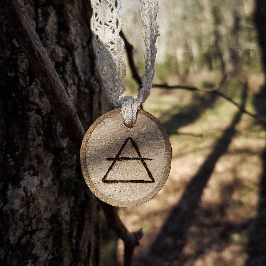 Elément Air - Suspension Pour Rétroviseur de Voiture Pagan Symbol