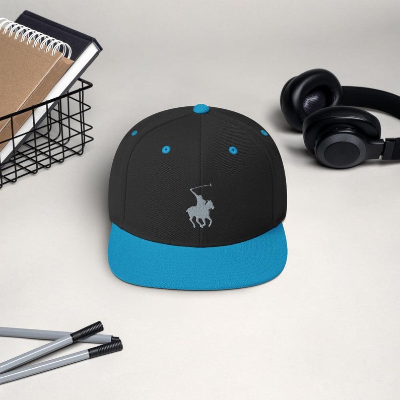 polo design cap. polo embroidered hat polo design hat Snapback Hat Polo hat polo cap