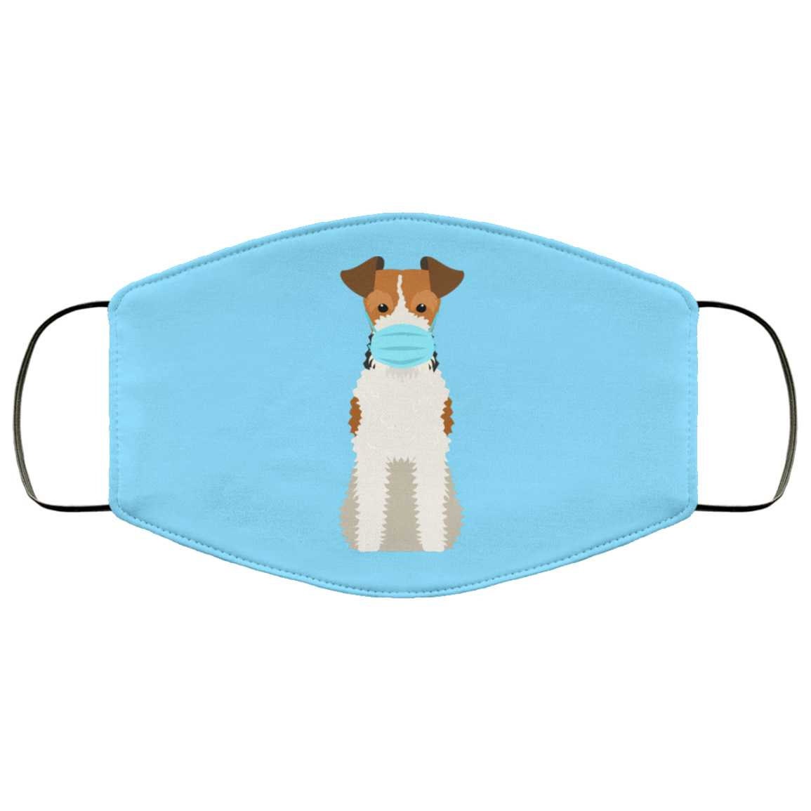 wire fox terrier face