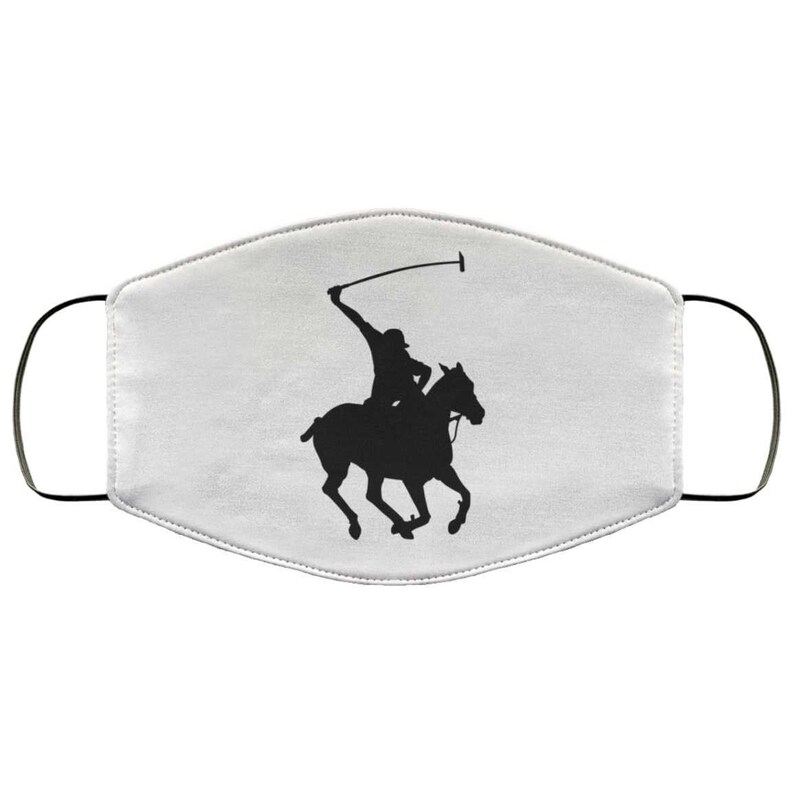 Polo print Face Mask polo face mask gift for polo lover Etsy